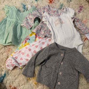 Carter’s Assorted newborn clothes